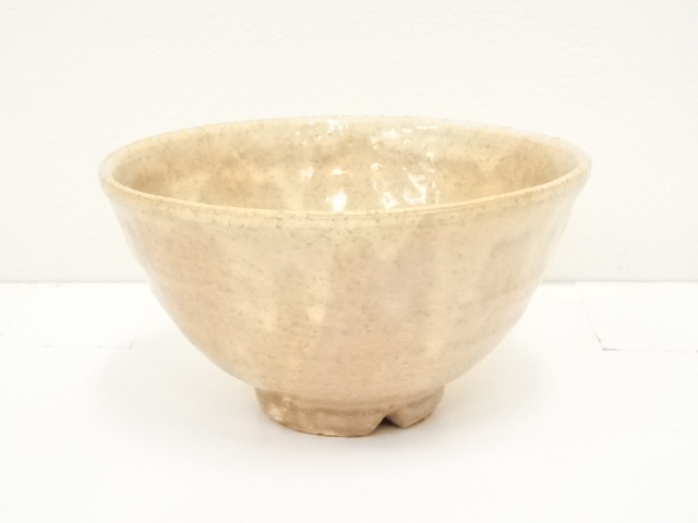 茶道具 萩焼茶碗 大徳寺誡堂和尚書付 共箱 道具 ] - 道具 萩焼 大屋窯造 茶碗（銘有）（大徳寺 細合喝堂書付